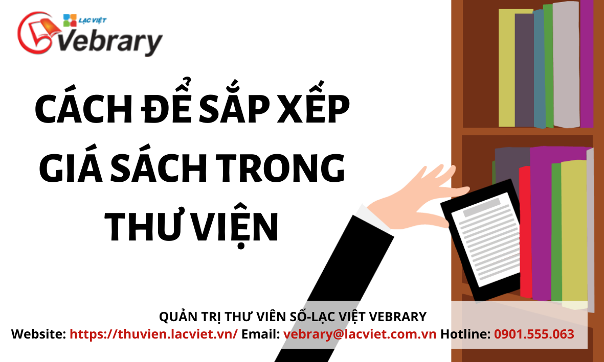 cách sắp xếp sách trong thư viện trường học