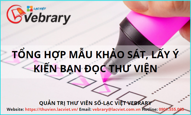 phiếu khảo sát nhu cầu sử dụng thư viện