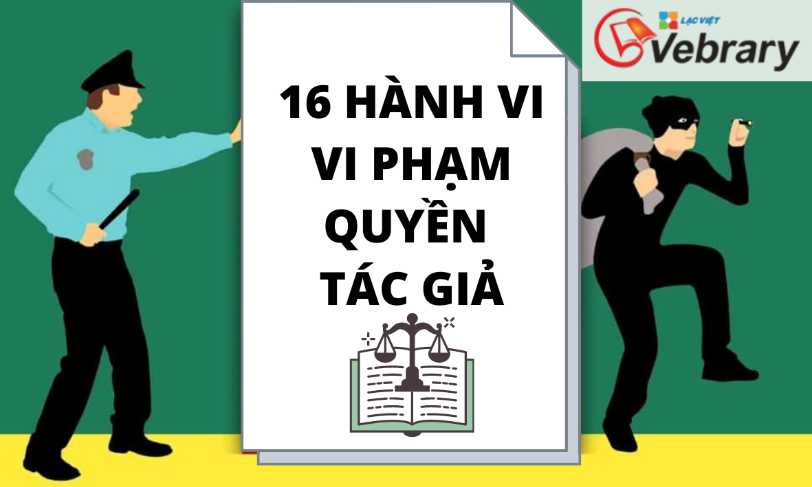 16 hành vi vi phạm quyền tác giả